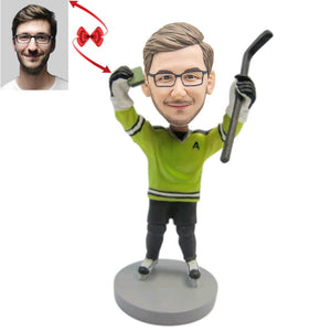 Hockey Player Custom Bobblehead