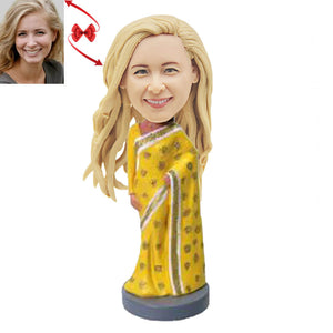 Indian Woman Custom Bobblehead