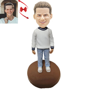 Men in Casual Clothes Custom Bobblehead