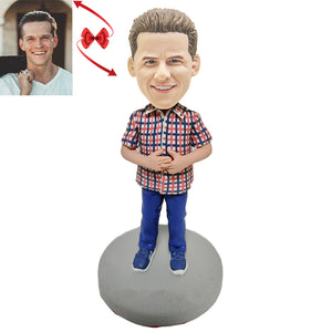 Men with Plaid Shirts Custom Bobblehead