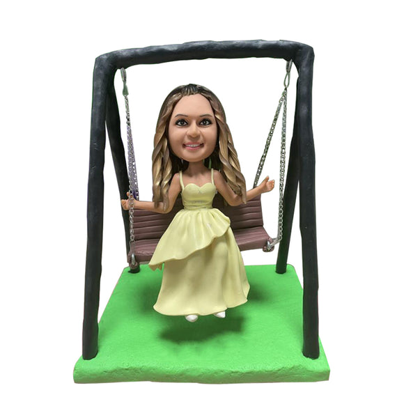 Romantic Swing Custom Bobblehead