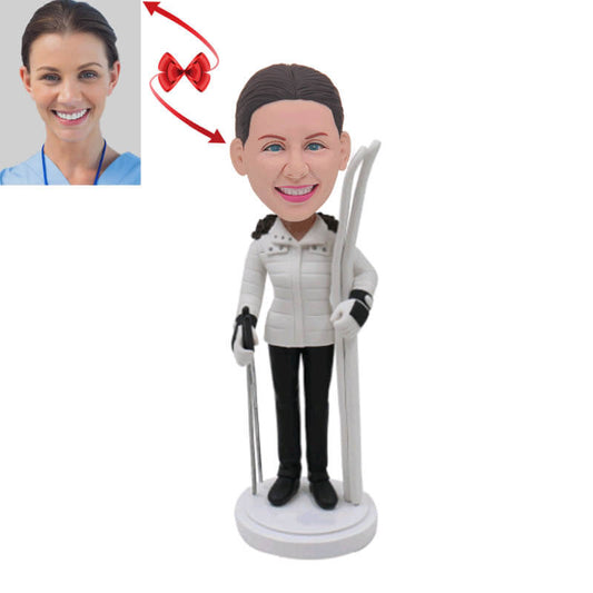 Ski Lovers Custom Bobblehead