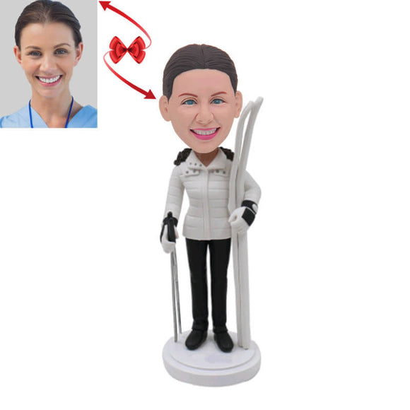 Ski Lovers Custom Bobblehead