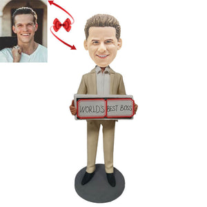 World's Best Boss Custom Bobblehead