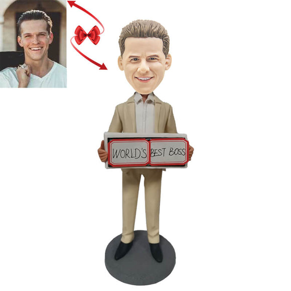 World's Best Boss Custom Bobblehead